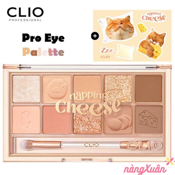 Bảng phấn mắt Clio 19 Napping Chesse