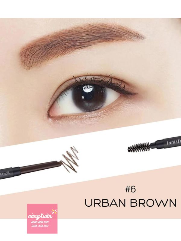 Chì kẻ mày Innisfree màu 06 Urban Brown