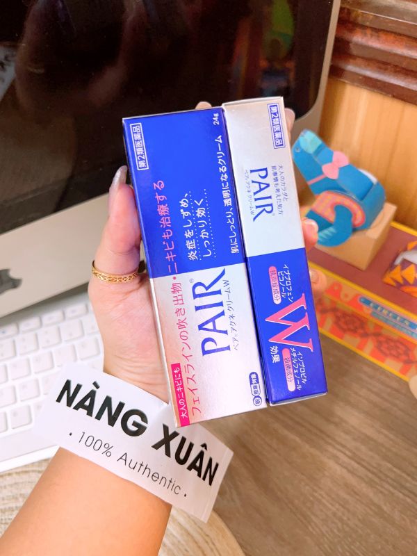 Kem trị mụn PAIR ACNE W Cream 24g Nhật Bản Chính Hãng.