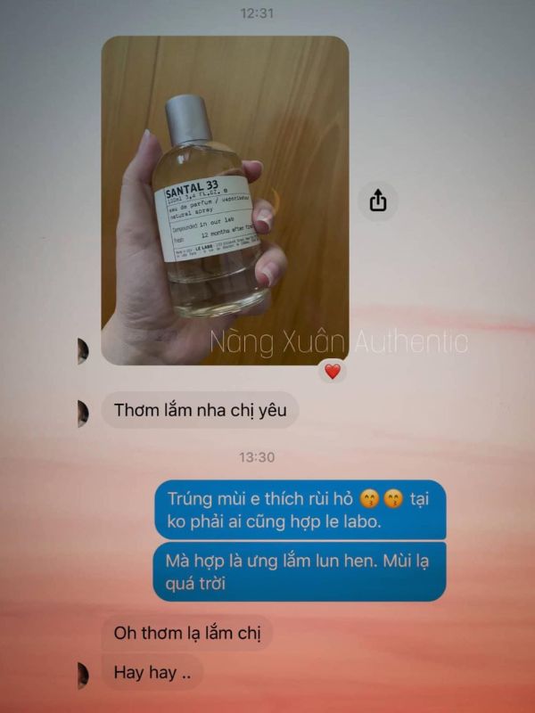 Nước hoa Le Labo Santal 33 chính hãng