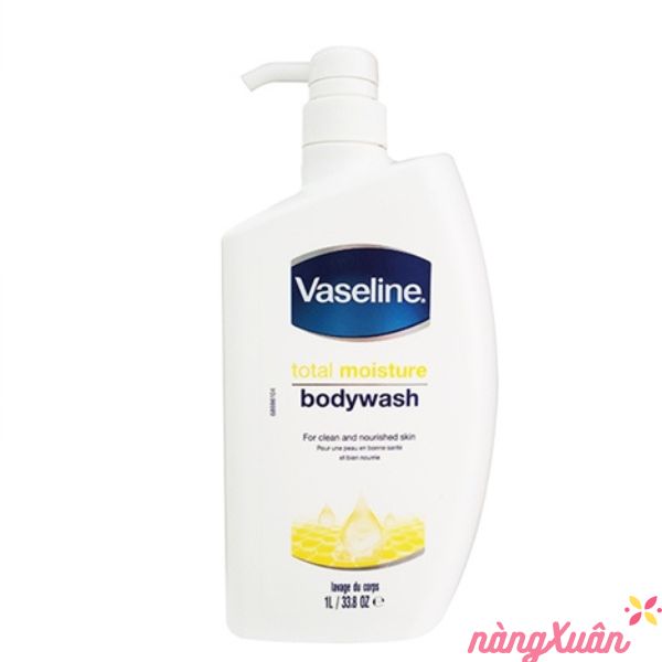 Sữa tắm VASELINE Total Moisture Bodywash For Clean And Nourished Skin 1L Mỹ
