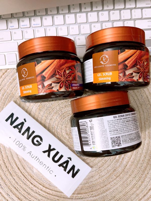 Tẩy Tế Bào Chết Toàn Thân Quế Hồi Cà Phê Gel Scrub Slimmig Coffee Cinnamon Clovers.