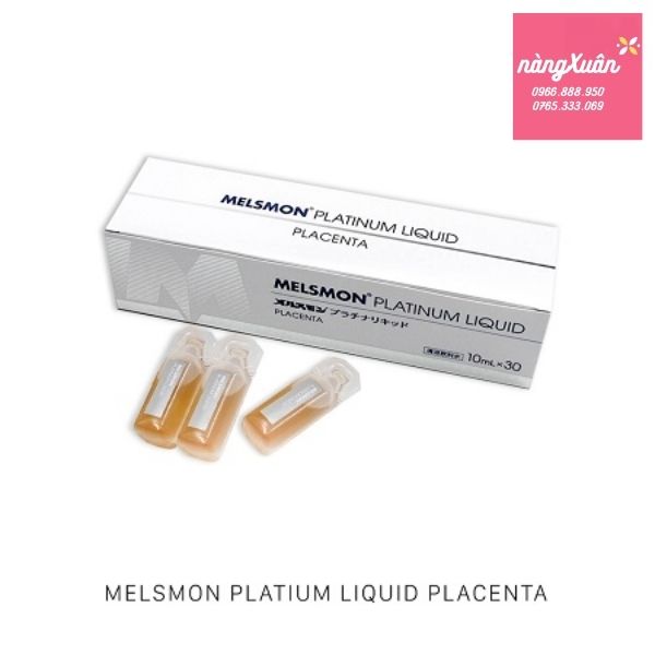 Melsmon Platinum Liquid Placenta của Nhật