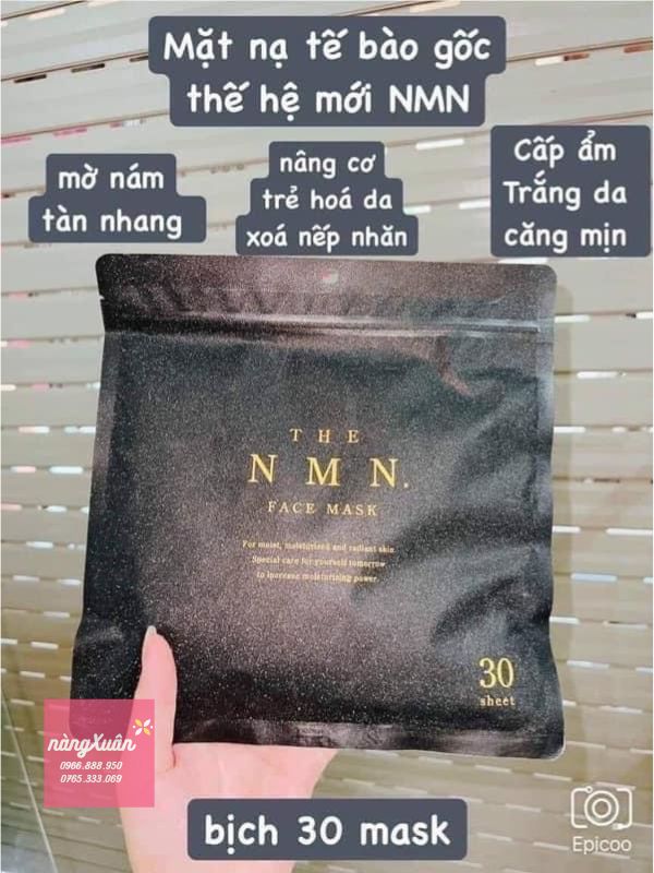 The NMN Face Mask màu đen