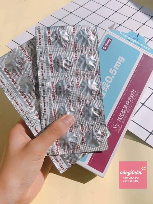 Viên đặt se khít vùng kín ESTORIL 0,5mg 100 viên