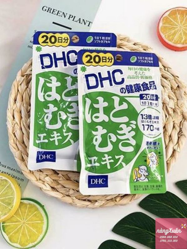 Làm da trắng khỏe cùng viên uống DHC Nhật Bản.