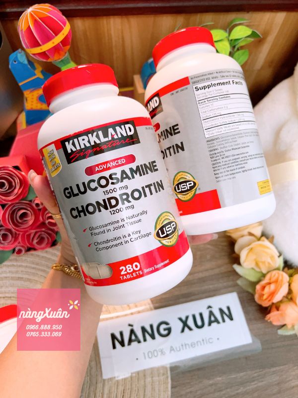 Viên uống xương khớp Glucosamine 1500mg Chondroitin 1200mg 280 viên