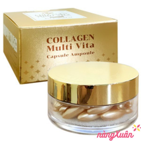 Collagen tươi JM Collagen Multi Vita Capsule Ampoule White 400mg 38 viên Hàn Quốc