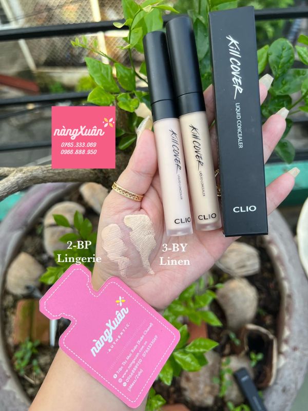 Kem Che Khuyết Điểm CLIO Kill Cover Liquid Concealer 3-BY LINER