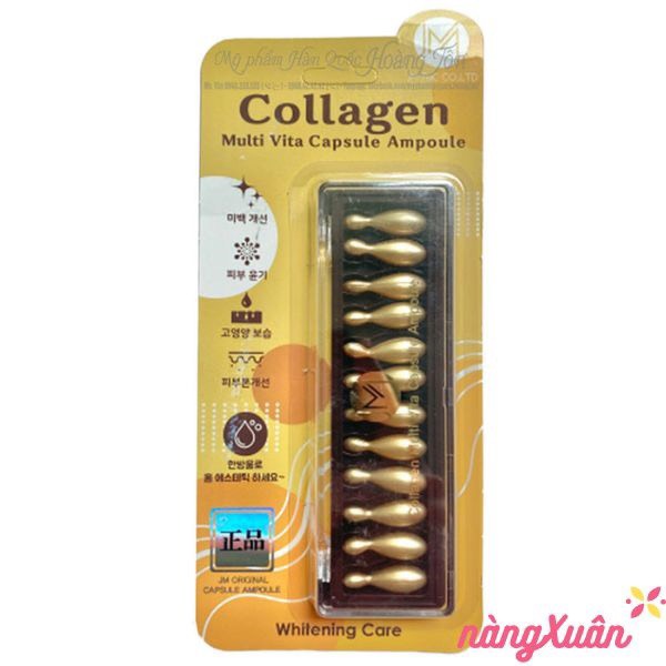 Tinh Chất Collagen Tươi AMMUD Multi Vita Ampoule 400mg 12 viên Hàn Quốc
