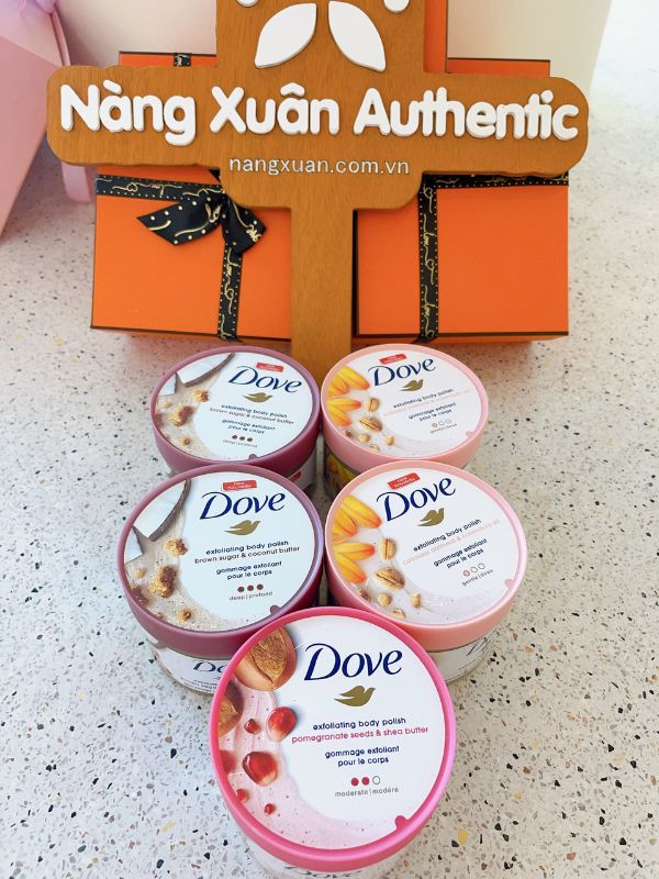 Kem Tẩy Tế Bào Chết DOVE Exfoliating Body Polish 298g Mỹ chính hãng