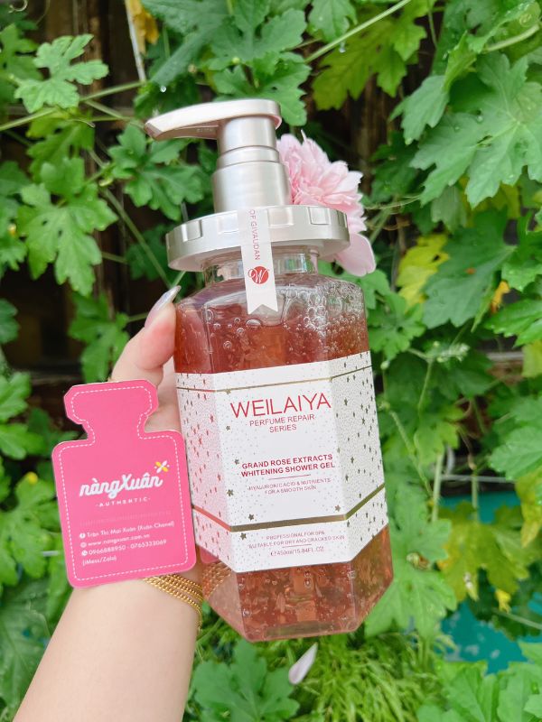 WEILAIYA Perfume Repair Series Grand Rose Extracts Whitening Shower Gel