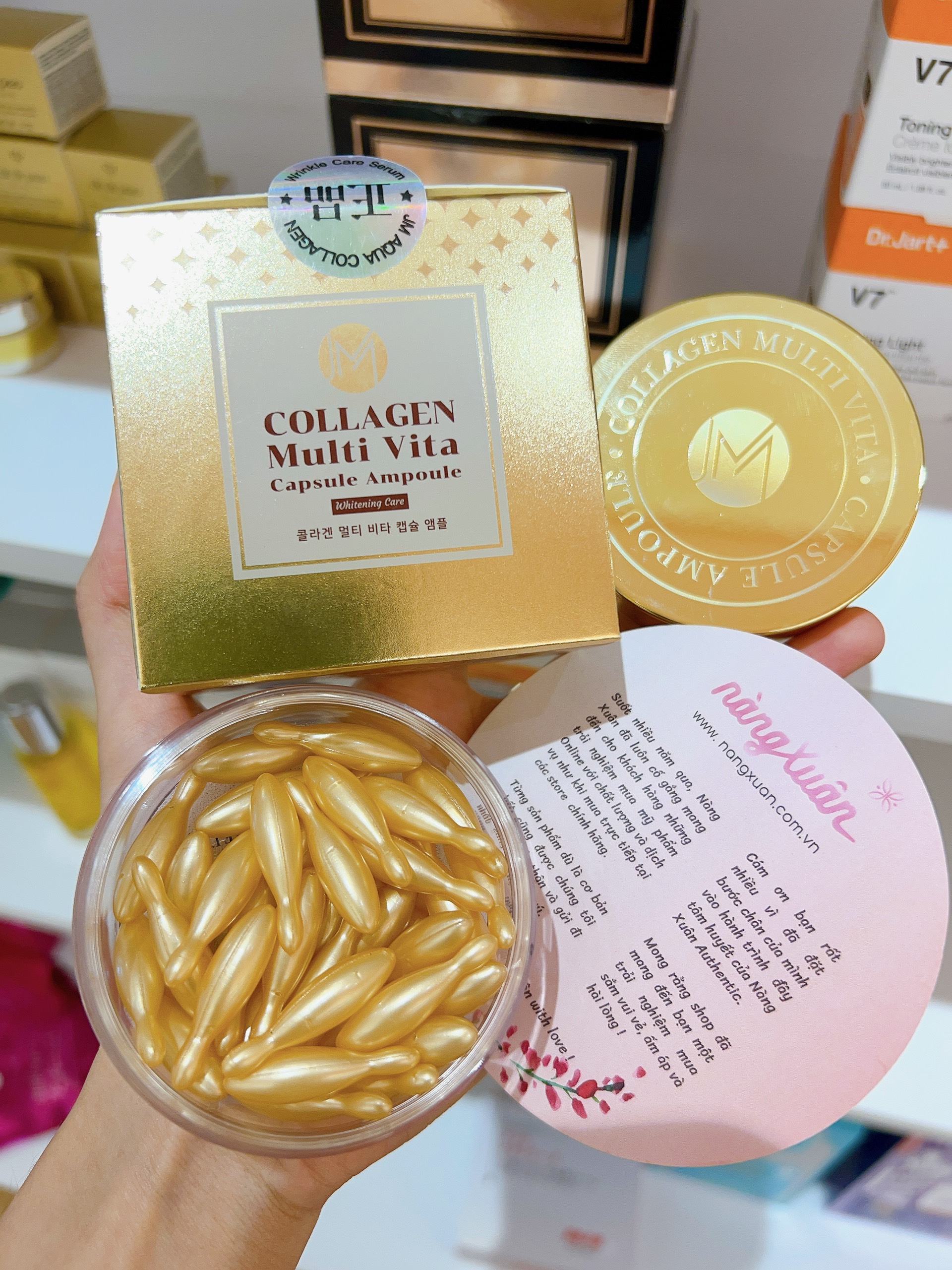 Collagen tươi JM Collagen Multi Vita Capsule Ampoule White