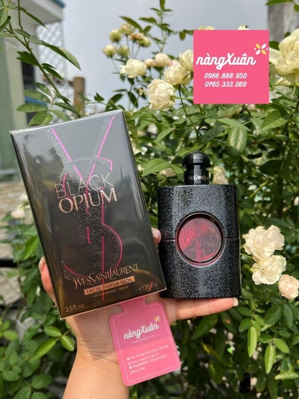 Nước hoa nữ YSL Black Opium Neon hồng