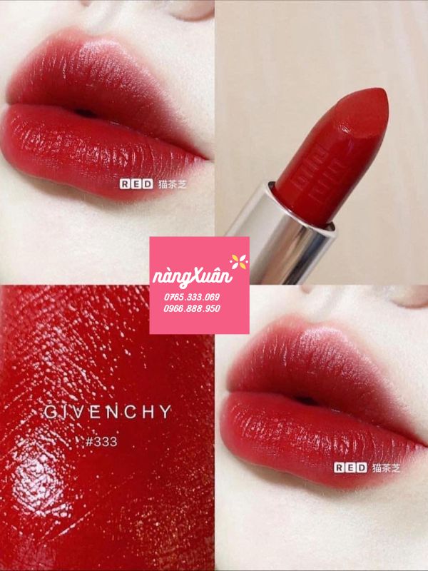 Son GIVENCHY Le Rouge 333 L’interdit