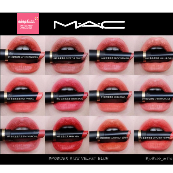 Son Mac Powder Kiss Velvet Blur Slim