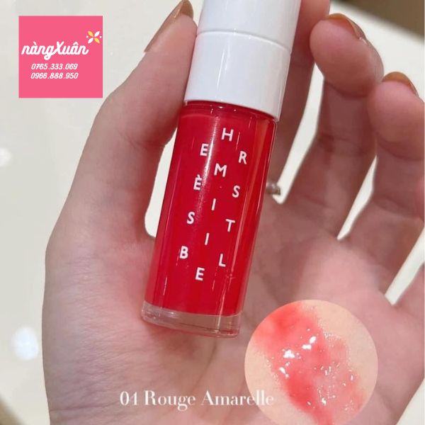 Son dưỡng Hermes 04 Rouge Amarelle ● Hermesistible Infused Lip Care Oil