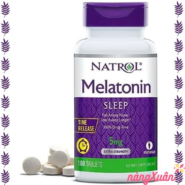 Viên Uống Ngủ Ngon NATROL Melatonin Sleep 5mg