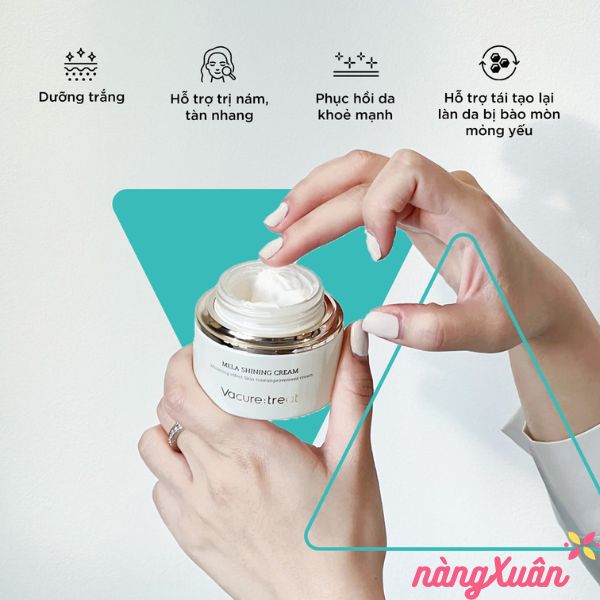 Kem trị nám Vacure:treat Mela Shinning Cream chính hãng