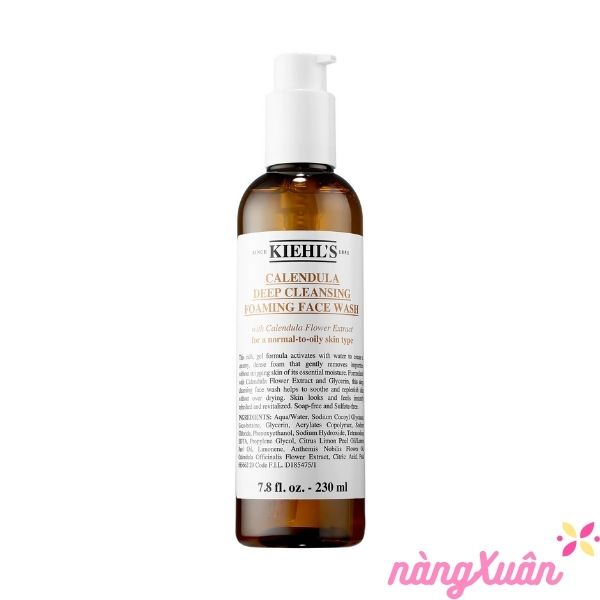 Sữa rửa mặt Kiehls hoa cúc Calendula Deep Cleansing Foaming Face Wash 230ml