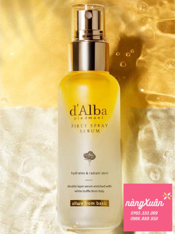 Tinh Chất Nấm Xịt Dưỡng d'Alba First Spray Serum